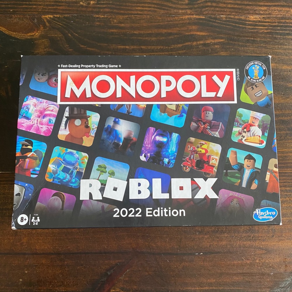 Monopoly Roblox 2022 Edition COMPLETE Board Game Kids Gamer